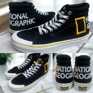 VANS Sk8-Hi REISSUE 138 NATIONAL GEOGRAPHIC Size 6.5 Men 8 Womens